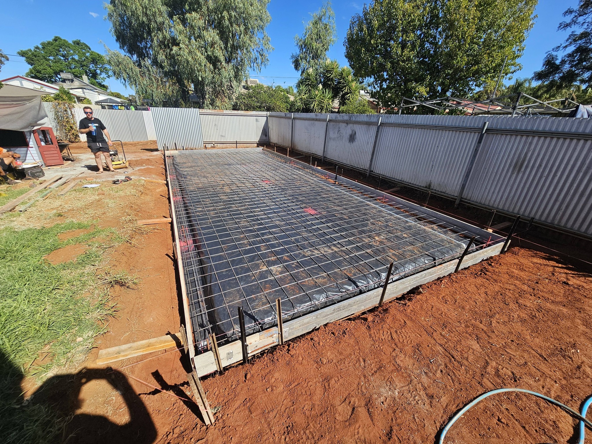 Slab before